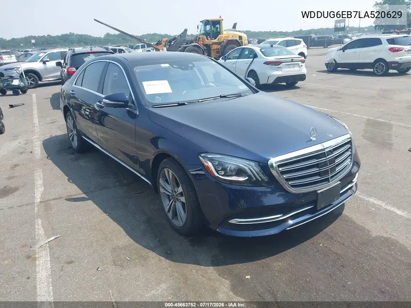 2020 Mercedes-Benz S 450 4Matic VIN: WDDUG6EB7LA520629 Lot: 45663752