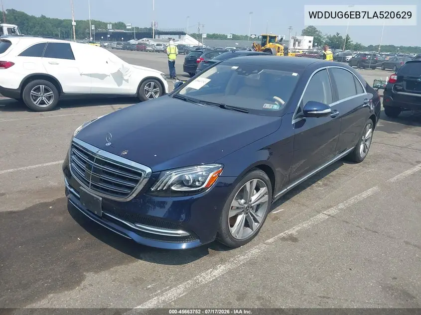 2020 Mercedes-Benz S 450 4Matic VIN: WDDUG6EB7LA520629 Lot: 45663752