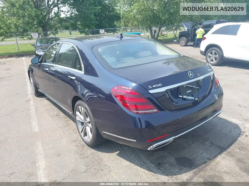 2020 Mercedes-Benz S 450 4Matic VIN: WDDUG6EB7LA520629 Lot: 45663752