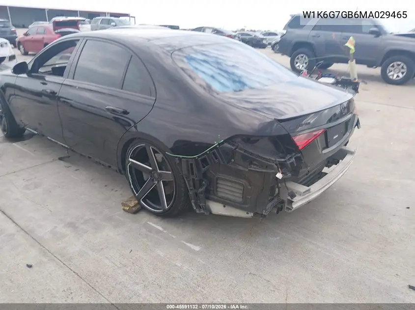 2021 Mercedes-Benz S 580 4Matic VIN: W1K6G7GB6MA029465 Lot: 45591132