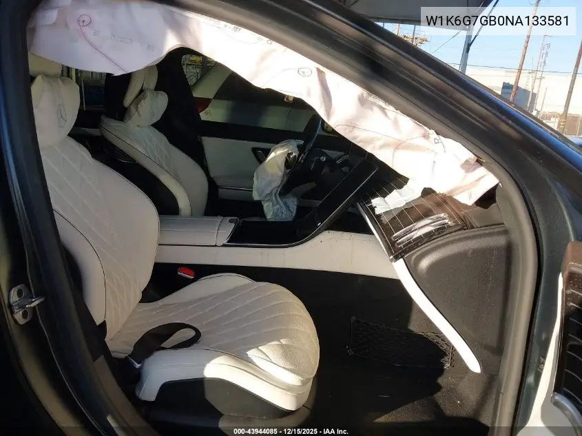 W1K6G7GB0NA133581 2022 Mercedes-Benz S 580 4Matic