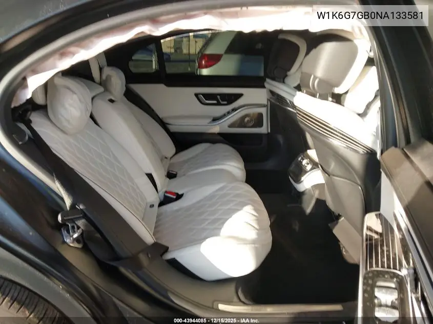 W1K6G7GB0NA133581 2022 Mercedes-Benz S 580 4Matic
