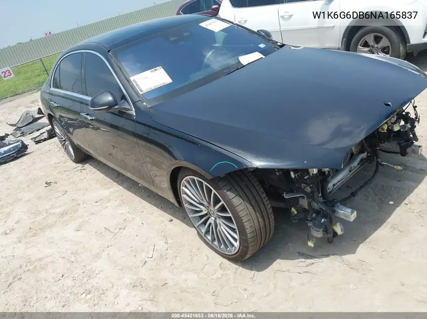 2022 Mercedes-Benz S 500 4Matic VIN: W1K6G6DB6NA165837 Lot: 45401653