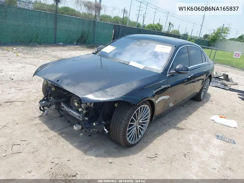2022 Mercedes-Benz S 500 4Matic VIN: W1K6G6DB6NA165837 Lot: 45401653