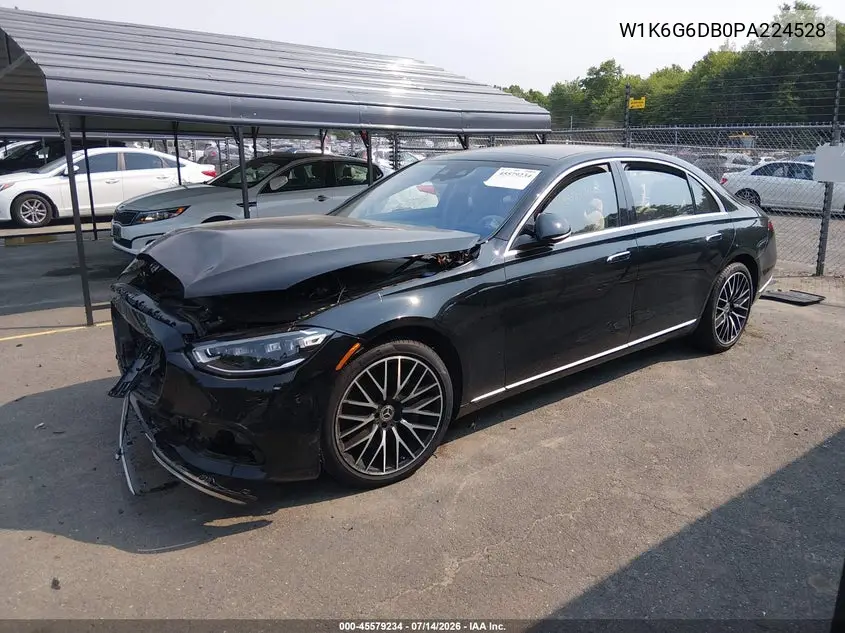2023 Mercedes-Benz S 500 4Matic VIN: W1K6G6DB0PA224528 Lot: 45579234