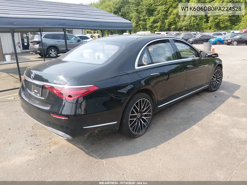 2023 Mercedes-Benz S 500 4Matic VIN: W1K6G6DB0PA224528 Lot: 45579234