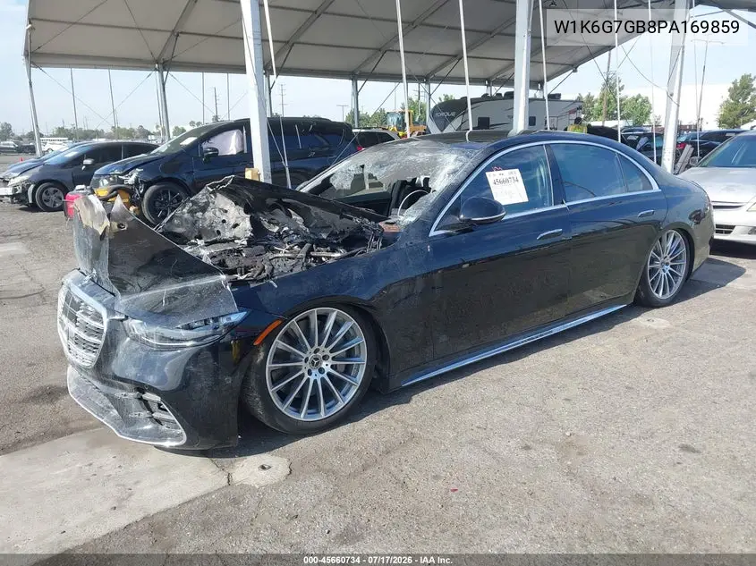 2023 Mercedes-Benz S 580 4Matic VIN: W1K6G7GB8PA169859 Lot: 45660734