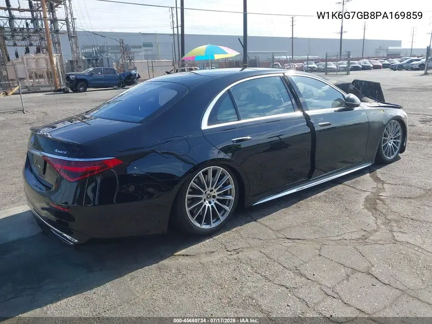 2023 Mercedes-Benz S 580 4Matic VIN: W1K6G7GB8PA169859 Lot: 45660734