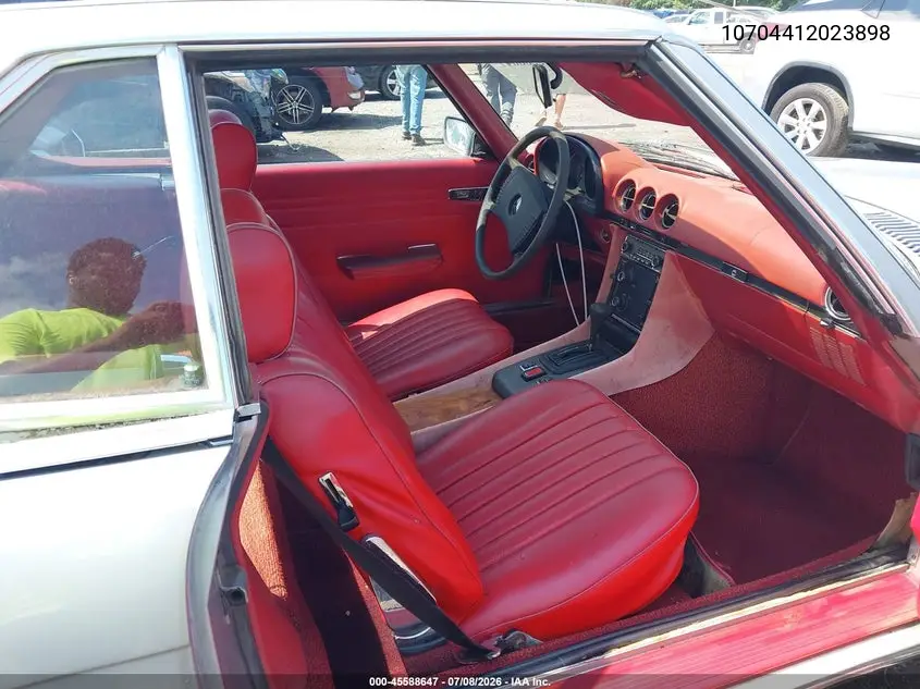 1975 Mercedes-Benz 450 Sl VIN: 10704412023898 Lot: 45588647