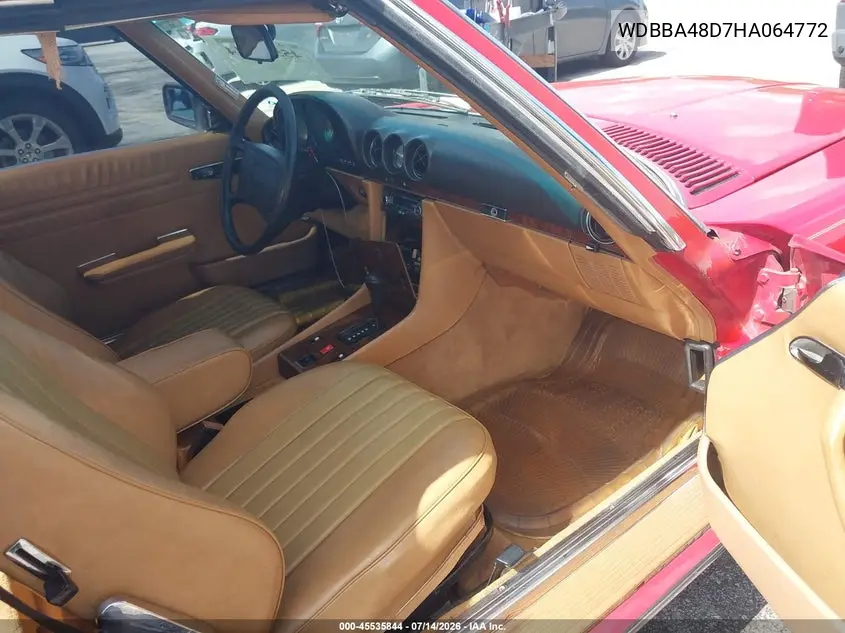 1987 Mercedes-Benz 560 Sl VIN: WDBBA48D7HA064772 Lot: 45535844