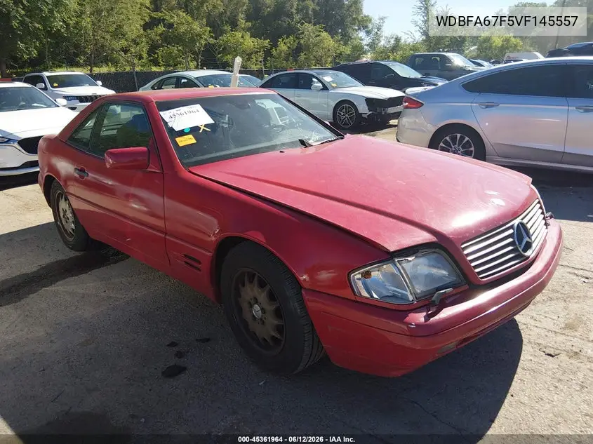 1997 Mercedes-Benz Sl 500 VIN: WDBFA67F5VF145557 Lot: 45361964
