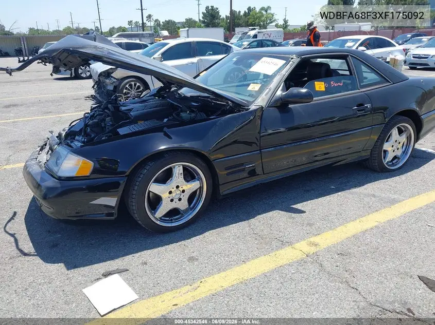1999 Mercedes-Benz Sl 500 VIN: WDBFA68F3XF175092 Lot: 45342546