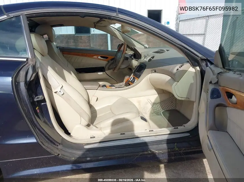 2005 Mercedes-Benz Sl 600 VIN: WDBSK76F65F095982 Lot: 45399335