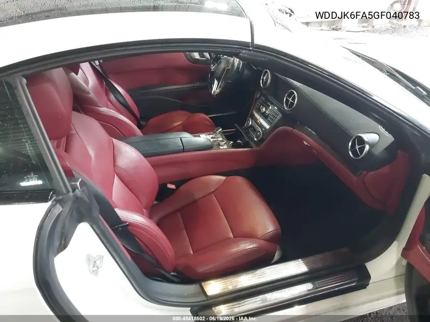 2016 Mercedes-Benz Sl 400 VIN: WDDJK6FA5GF040783 Lot: 45418502