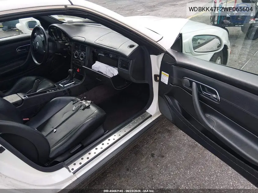 1998 Mercedes-Benz Slk 230 VIN: WDBKK47F2WF065604 Lot: 45462145