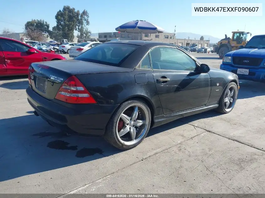 1999 Mercedes-Benz Slk 230 Kompressor VIN: WDBKK47FXXF090607 Lot: 44163530