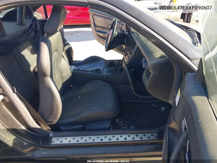 1999 Mercedes-Benz Slk 230 Kompressor VIN: WDBKK47FXXF090607 Lot: 44163530