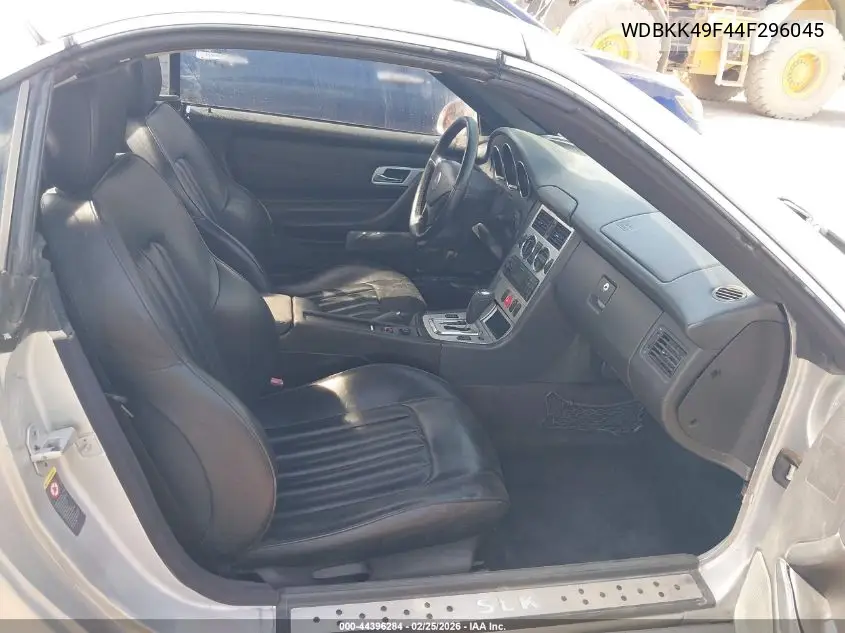 2004 Mercedes-Benz Slk 230 Kompressor VIN: WDBKK49F44F296045 Lot: 44396284