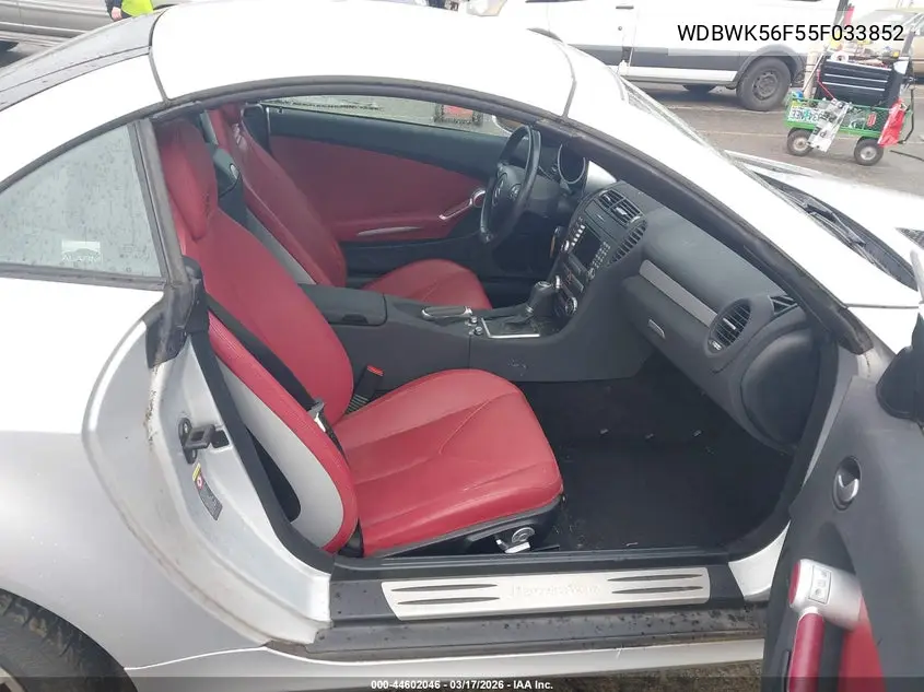 2005 Mercedes-Benz Slk 350 VIN: WDBWK56F55F033852 Lot: 44602046
