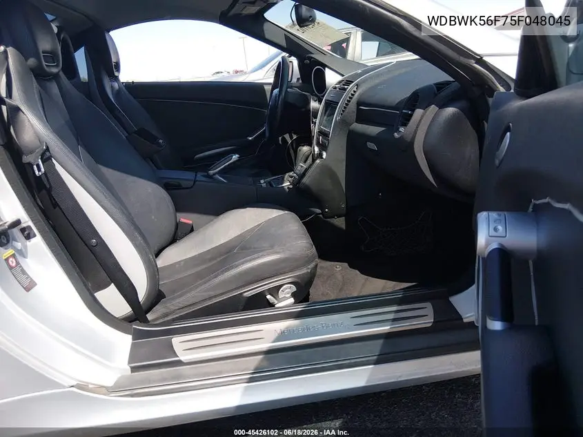 2005 Mercedes-Benz Slk 350 VIN: WDBWK56F75F048045 Lot: 45426102