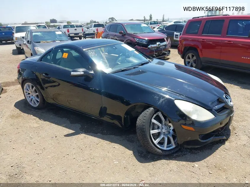 2006 Mercedes-Benz Slk 350 VIN: WDBWK56F96F117898 Lot: 45312274