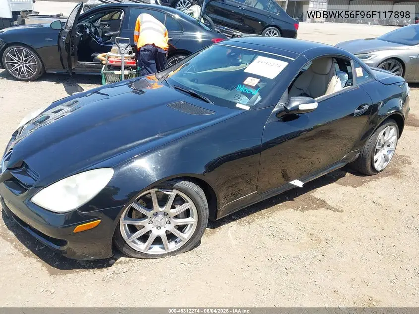 2006 Mercedes-Benz Slk 350 VIN: WDBWK56F96F117898 Lot: 45312274