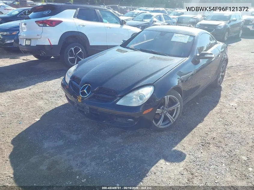 2006 Mercedes-Benz Slk 280 VIN: WDBWK54F96F121372 Lot: 45349751