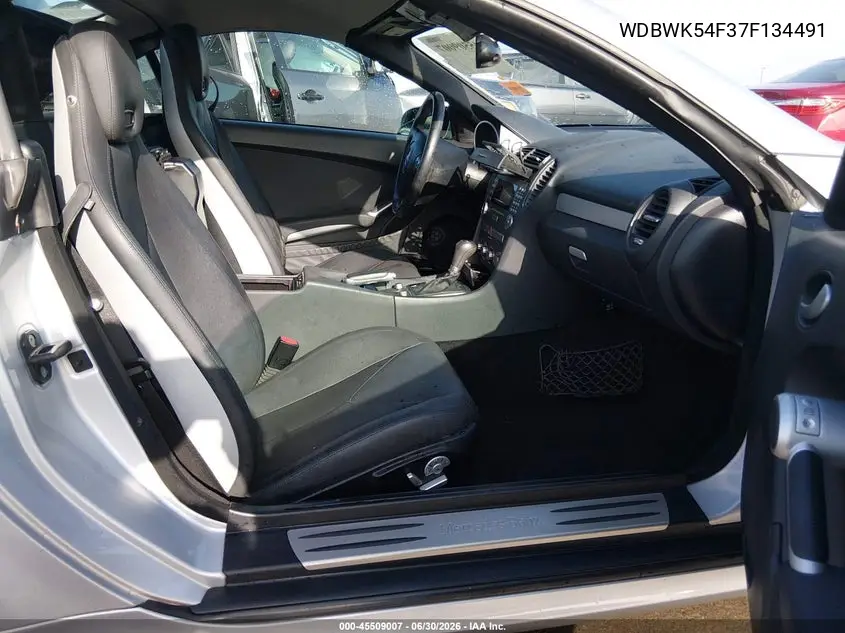 2007 Mercedes-Benz Slk 280 VIN: WDBWK54F37F134491 Lot: 45509007