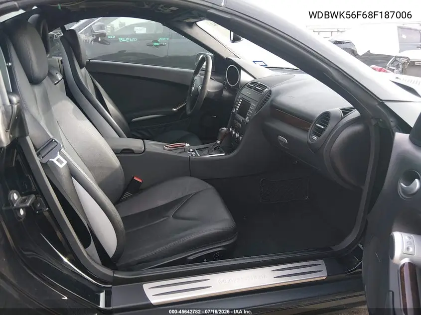 2008 Mercedes-Benz Slk 350 VIN: WDBWK56F68F187006 Lot: 45642782