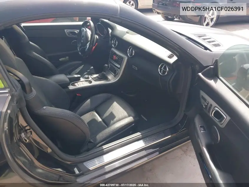 2012 Mercedes-Benz Slk 350 VIN: WDDPK5HA1CF026391 Lot: 42709730