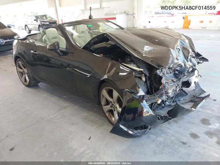 2012 Mercedes-Benz Slk 350 VIN: WDDPK5HA8CF014559 Lot: 45458926