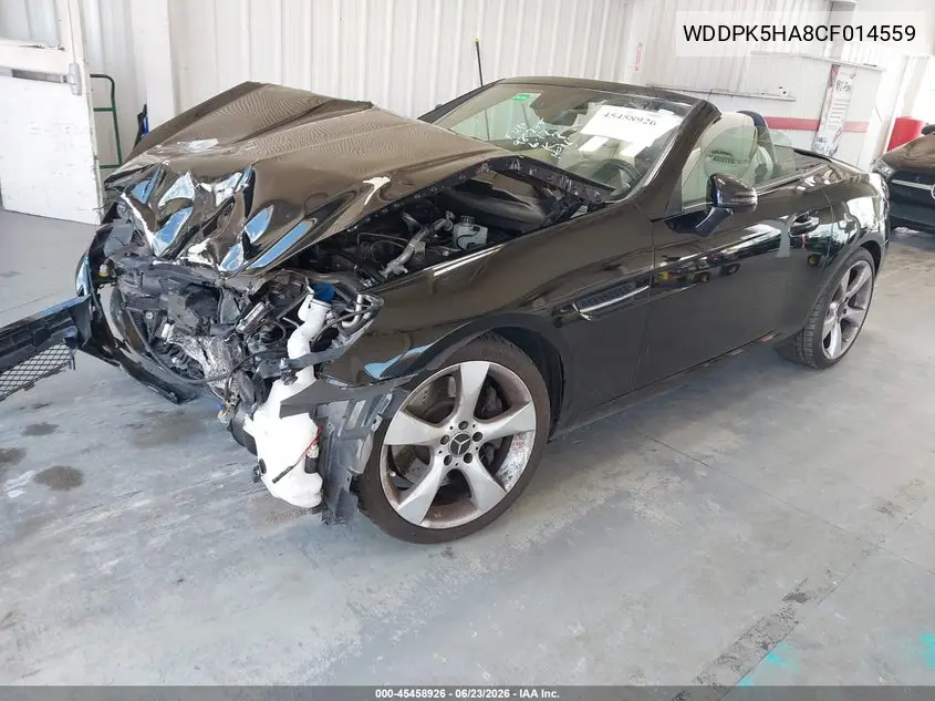 2012 Mercedes-Benz Slk 350 VIN: WDDPK5HA8CF014559 Lot: 45458926