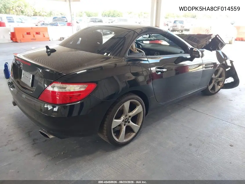 2012 Mercedes-Benz Slk 350 VIN: WDDPK5HA8CF014559 Lot: 45458926