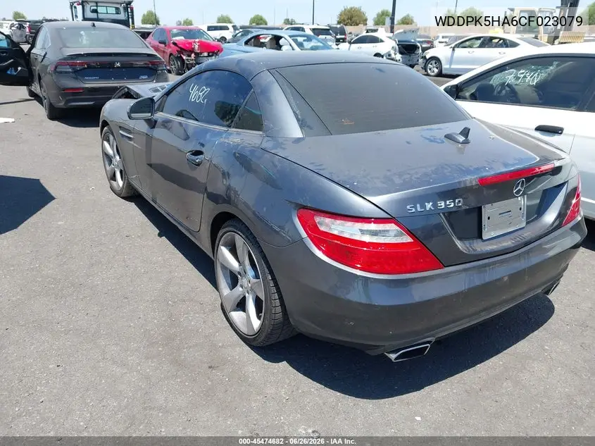 2012 Mercedes-Benz Slk 350 VIN: WDDPK5HA6CF023079 Lot: 45474682