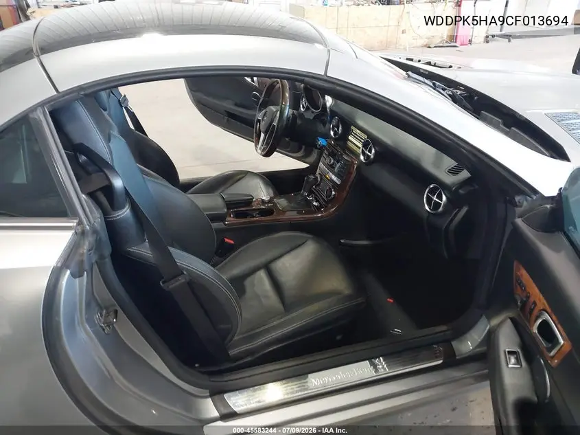 2012 Mercedes-Benz Slk 350 VIN: WDDPK5HA9CF013694 Lot: 45583244