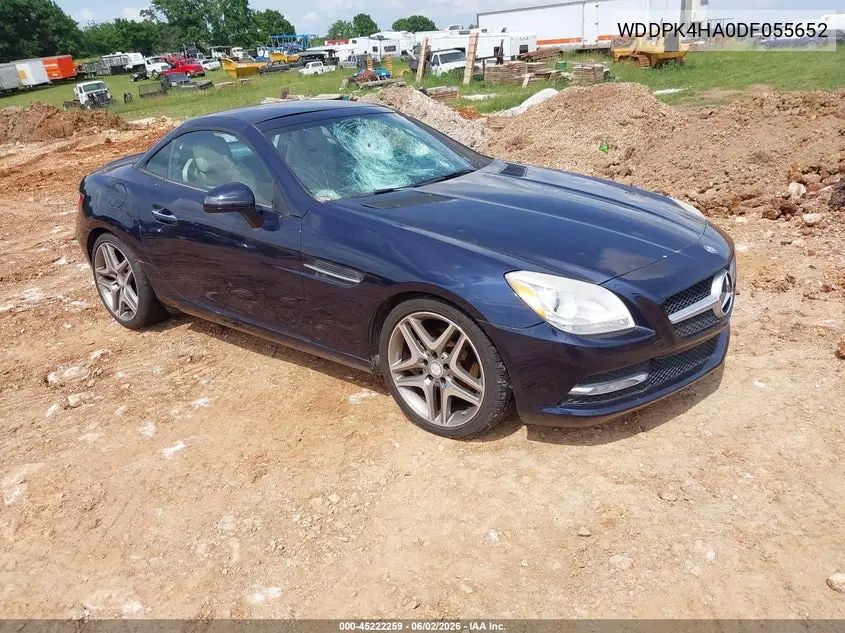 2013 Mercedes-Benz Slk 250 VIN: WDDPK4HA0DF055652 Lot: 45222259