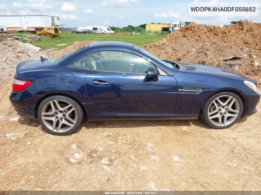 2013 Mercedes-Benz Slk 250 VIN: WDDPK4HA0DF055652 Lot: 45222259
