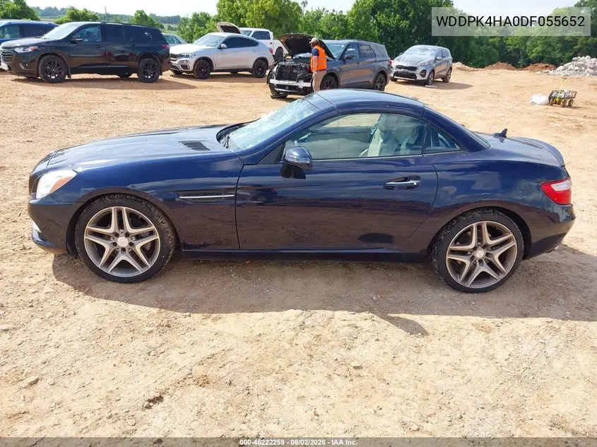 2013 Mercedes-Benz Slk 250 VIN: WDDPK4HA0DF055652 Lot: 45222259