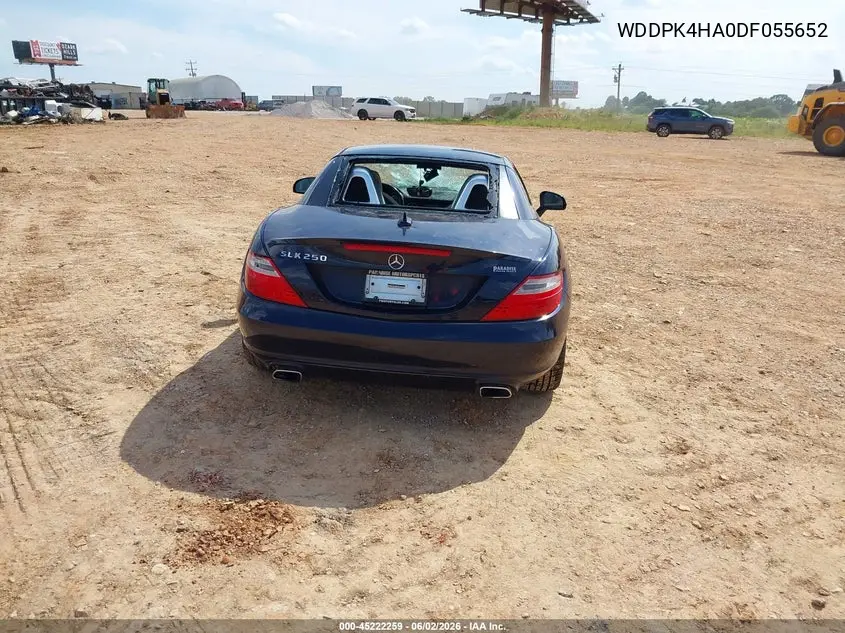 2013 Mercedes-Benz Slk 250 VIN: WDDPK4HA0DF055652 Lot: 45222259