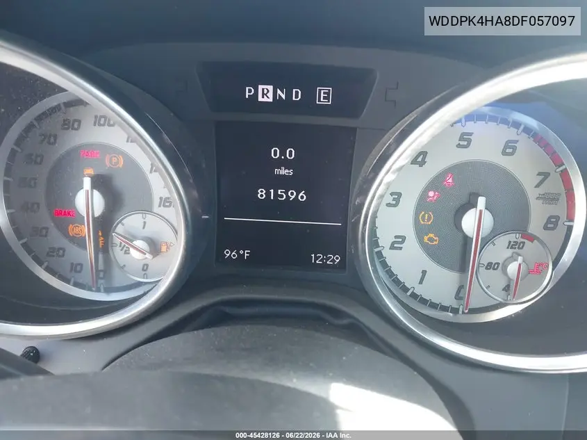 2013 Mercedes-Benz Slk 250 VIN: WDDPK4HA8DF057097 Lot: 45428126