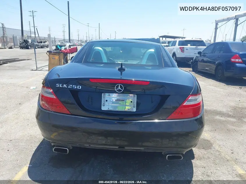 2013 Mercedes-Benz Slk 250 VIN: WDDPK4HA8DF057097 Lot: 45428126