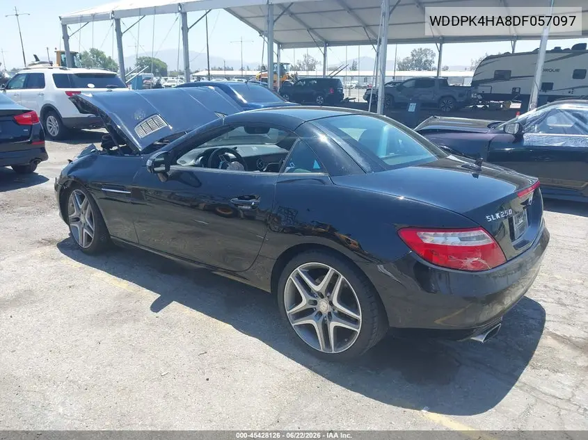 2013 Mercedes-Benz Slk 250 VIN: WDDPK4HA8DF057097 Lot: 45428126