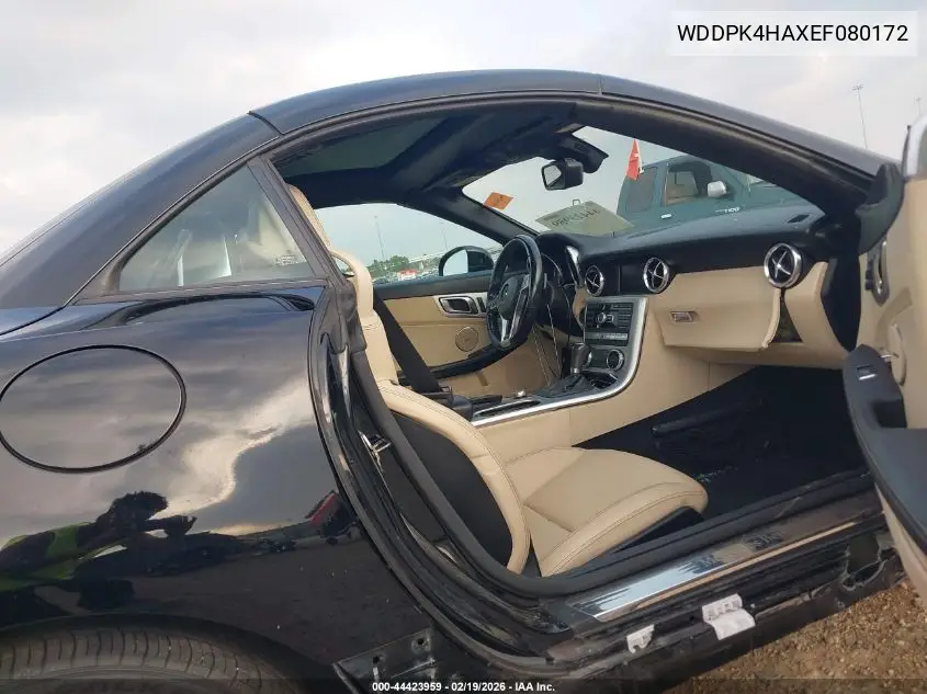 2014 Mercedes-Benz Slk 250 VIN: WDDPK4HAXEF080172 Lot: 44423959