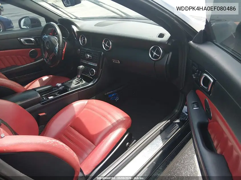 2014 Mercedes-Benz Slk 250 VIN: WDDPK4HA0EF080486 Lot: 45045184