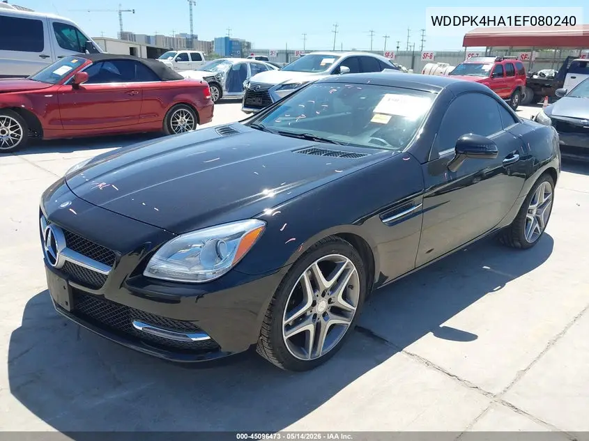 2014 Mercedes-Benz Slk 250 VIN: WDDPK4HA1EF080240 Lot: 45096473