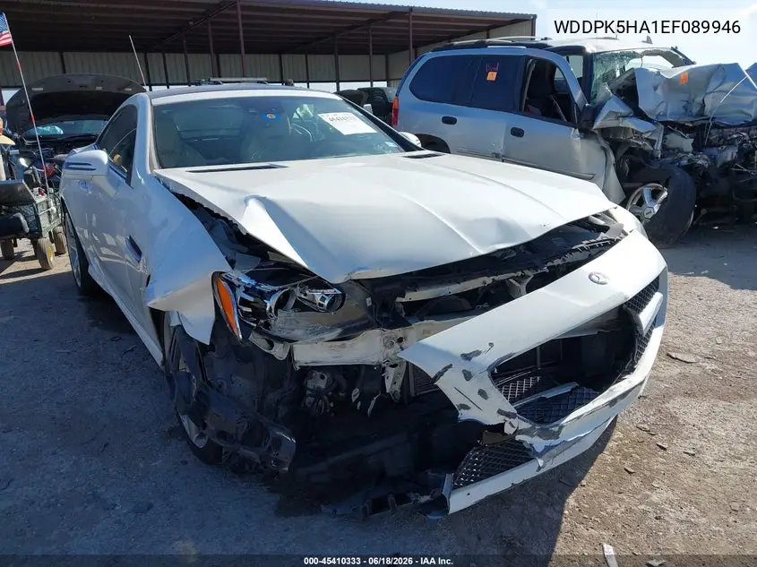 2014 Mercedes-Benz Slk 350 VIN: WDDPK5HA1EF089946 Lot: 45410333
