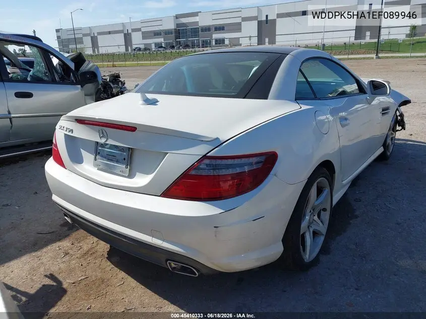 2014 Mercedes-Benz Slk 350 VIN: WDDPK5HA1EF089946 Lot: 45410333