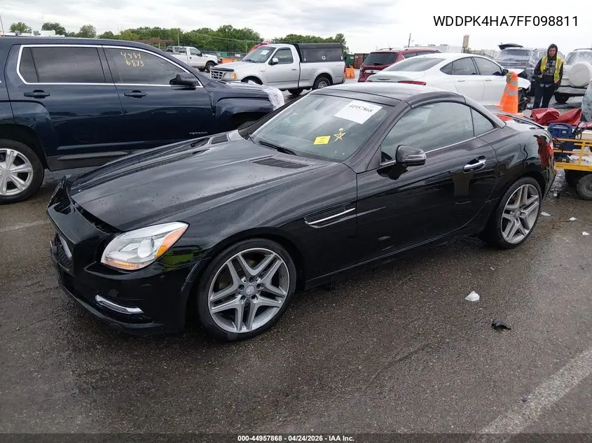2015 Mercedes-Benz Slk 250 VIN: WDDPK4HA7FF098811 Lot: 44957868
