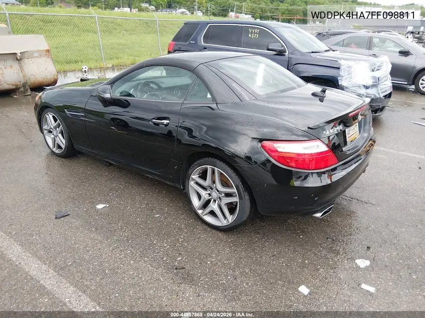 2015 Mercedes-Benz Slk 250 VIN: WDDPK4HA7FF098811 Lot: 44957868