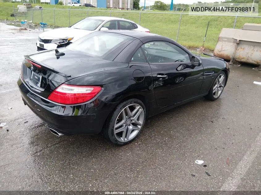 2015 Mercedes-Benz Slk 250 VIN: WDDPK4HA7FF098811 Lot: 44957868